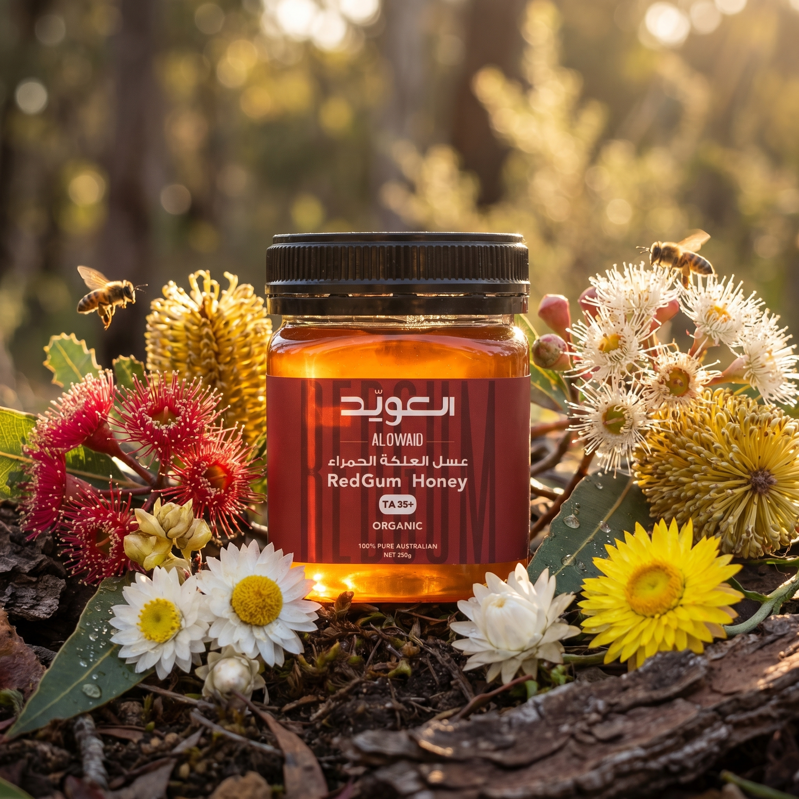 RedGum Honey TA35+ Organic 250g