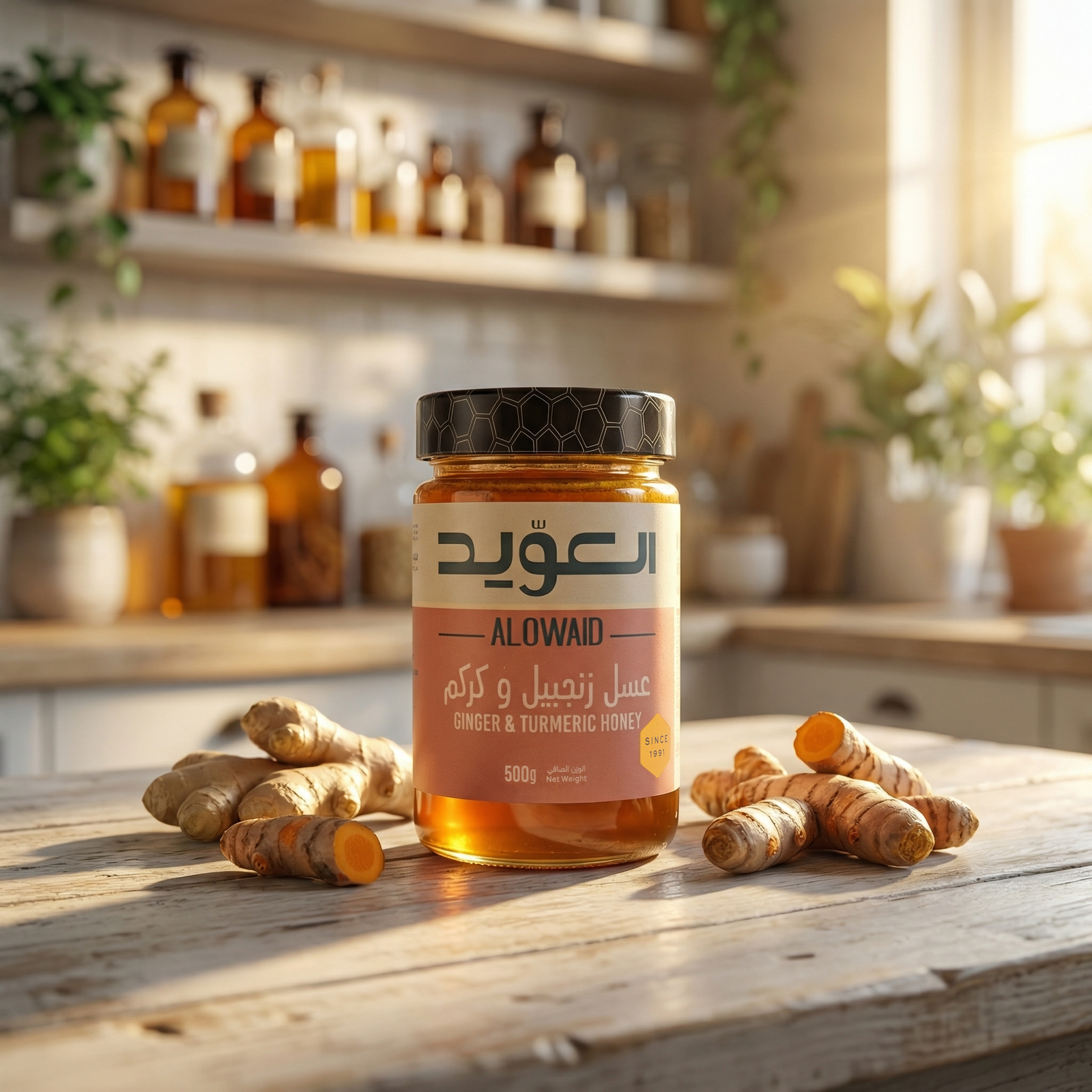 Ginger & Turmeric honey 500g