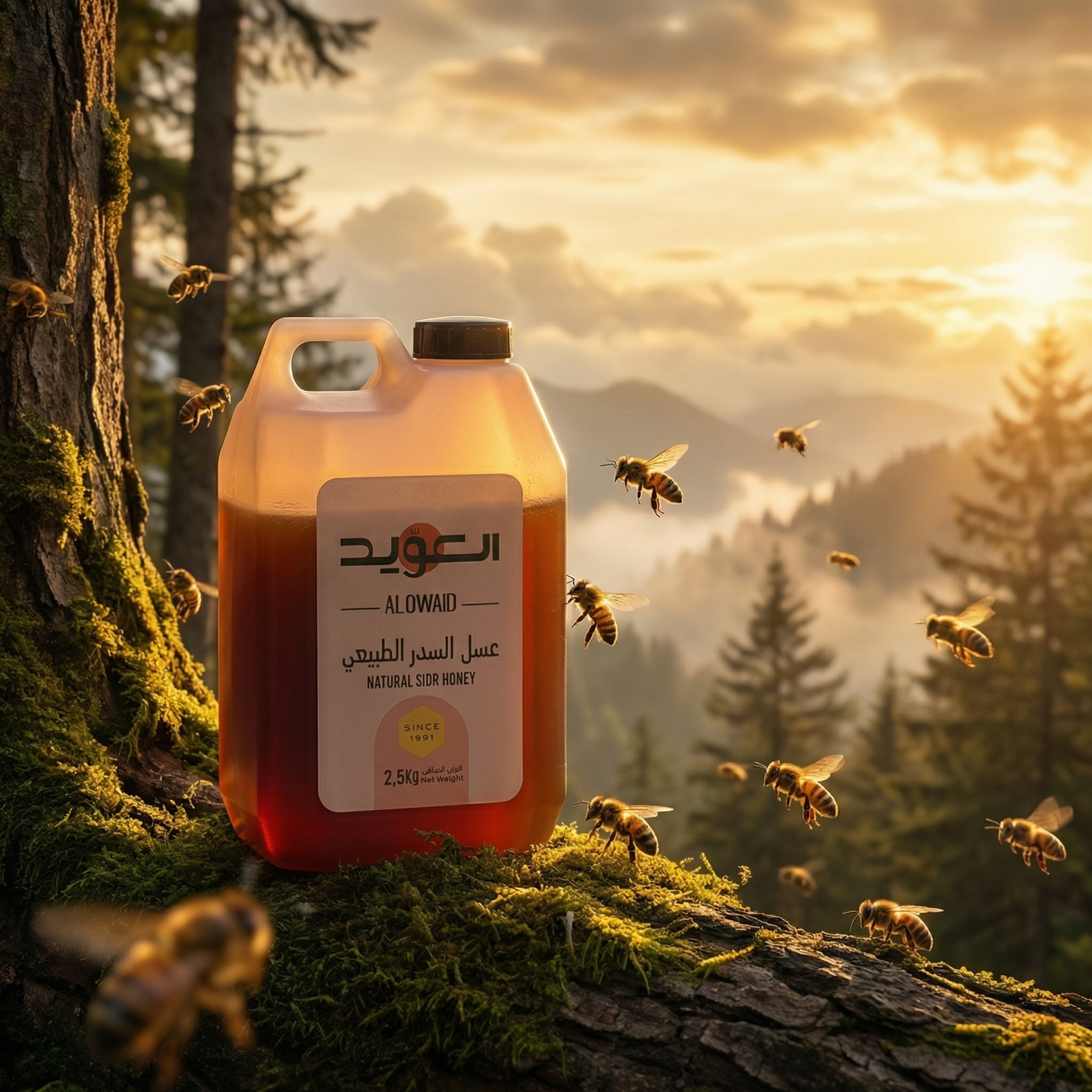 Natural Sidr Honey 2.5 KG Gallon
