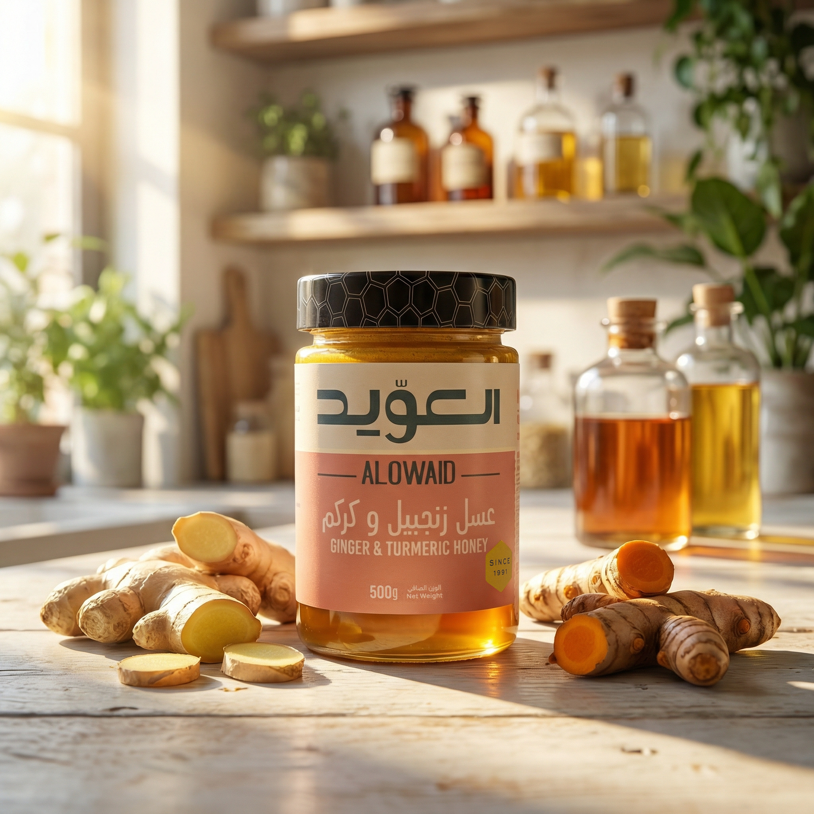 Ginger & Turmeric honey 500g