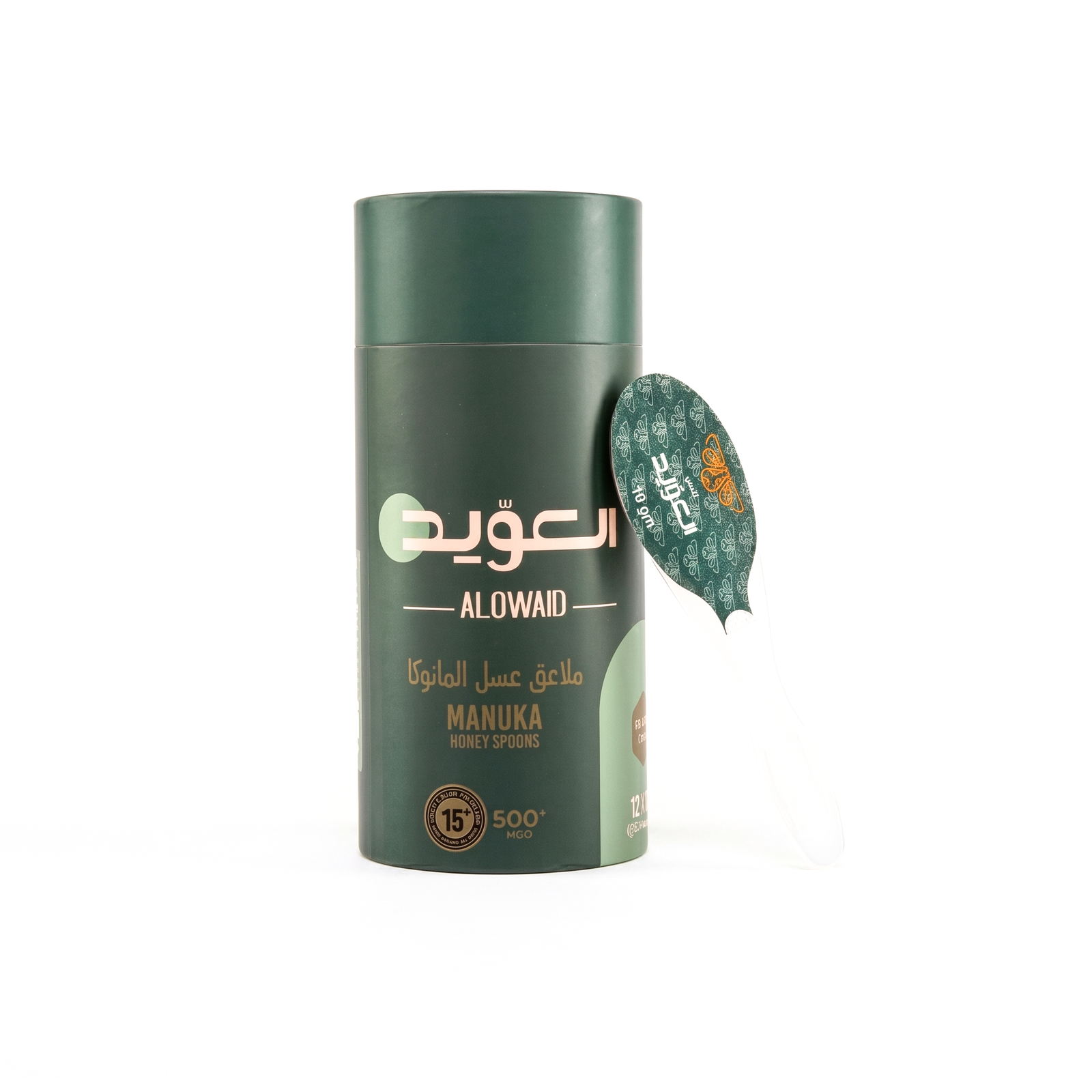 Manuka+15 (MGO 500) Honey spoons (12 X 10 gm)